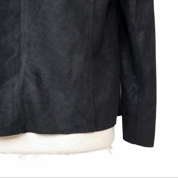 Rustic Royals Womens Large Black Waterfall Blazer Jacket - Picture 7 of 10